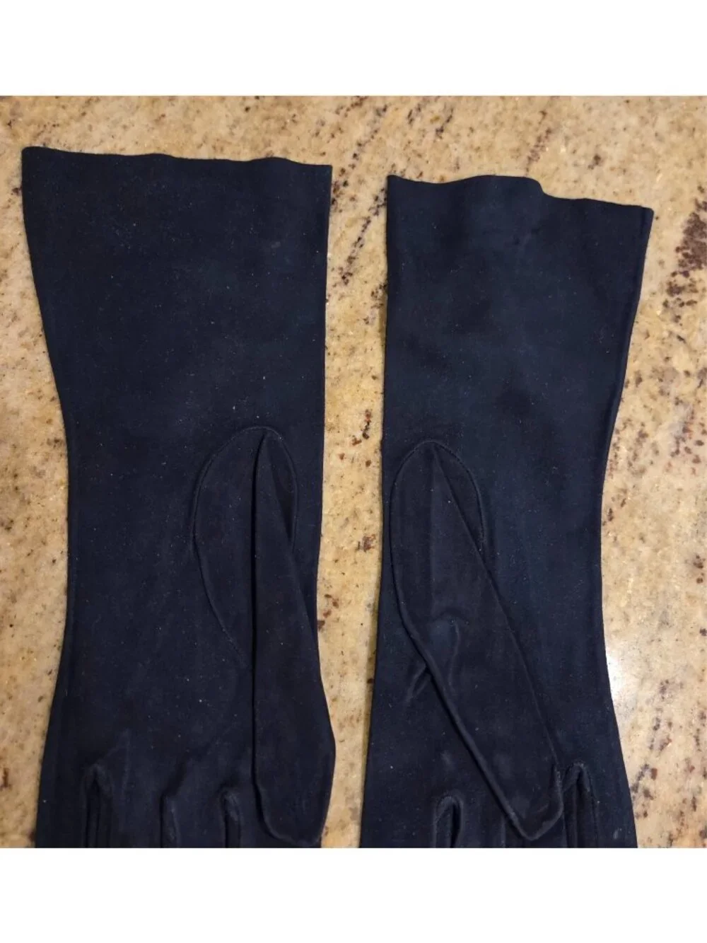 Vintage Womens Size M 7 Blue Suede Leather Formal 11